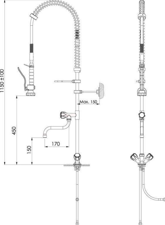 Устройство душирующее T-LUX Premium 105.021.003-1027