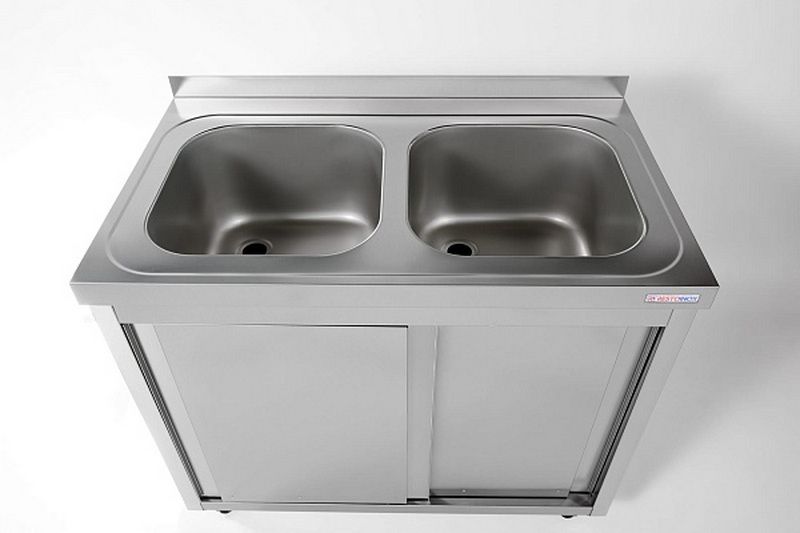 Стол-тумба с ванной моечной RESTOINOX СПЗК2М-12/6-Б