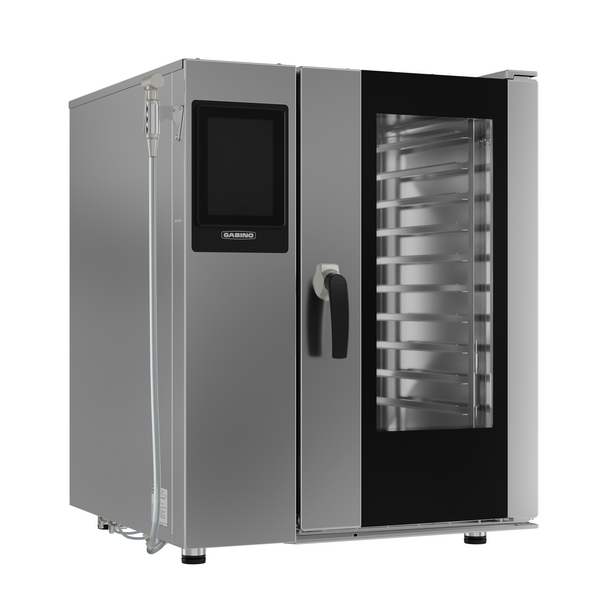 Пароконвектомат Gabino combi 1011i ADVANCE (инжектор, 10 GN1/1, сенсорная панель) мойка жидкими и твердыми средствами