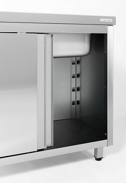 Стол-тумба с ванной моечной RESTOINOX СПЗК2М-12/6-Б