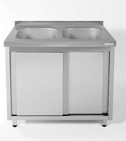 Стол-тумба с ванной моечной RESTOINOX СПЗК2М-12/6-Б