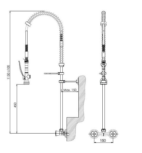 Устройство душирующее T-LUX Pro 105.021.609-1027