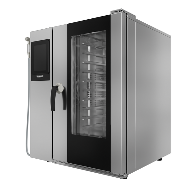 Пароконвектомат Gabino combi 1011i ADVANCE (инжектор, 10 GN1/1, сенсорная панель) мойка жидкими и твердыми средствами