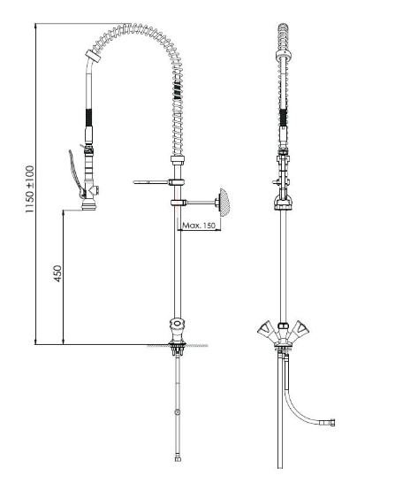 Устройство душирующее T-LUX Pro 105.021.601-1027