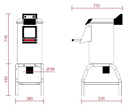 Картофелечистка FIMAR PPF10M (без подставки)