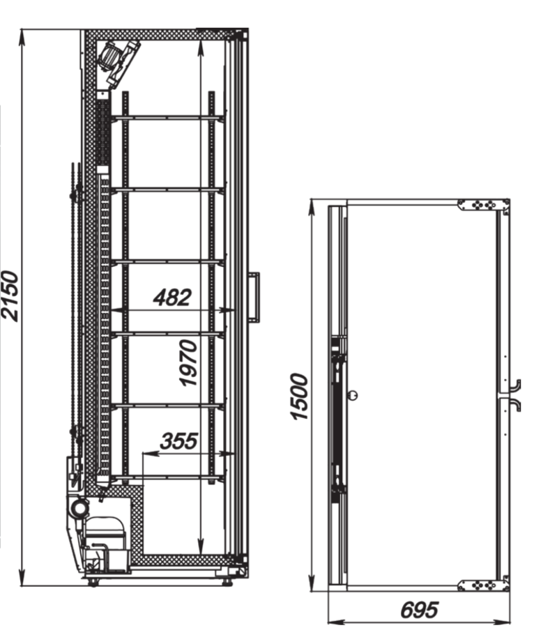Шкаф холодильный АРКТО Flex-1428-Eco