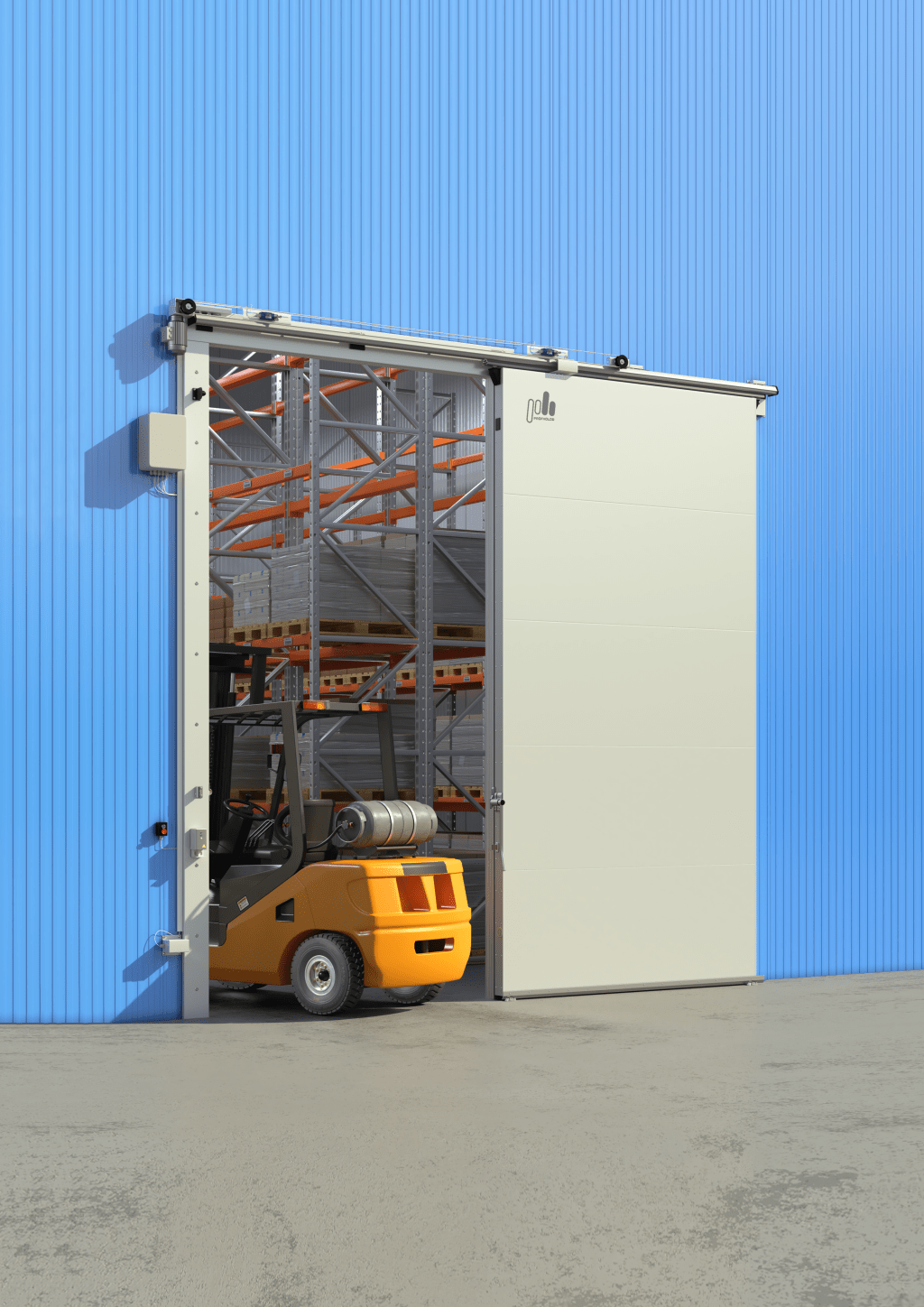 Откатные холодильные двери Профхолод (ОД, ОД С, ОД ПХ)