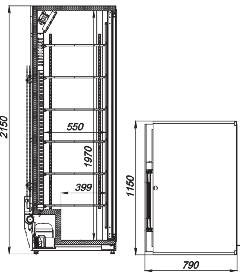 Шкаф холодильный АРКТО Plus-1375-Eco