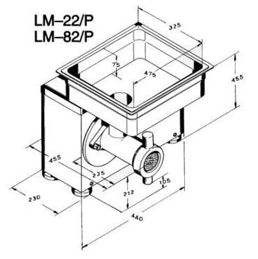 Мясорубка Koneteollisuus (KT) LM 22/P