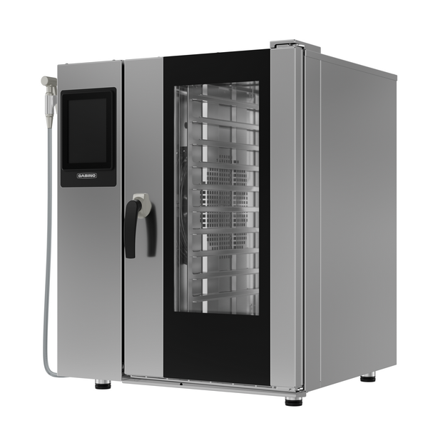Пароконвектомат Gabino combi 1011i ADVANCE (инжектор, 10 GN1/1, сенсорная панель) мойка жидкими и твердыми средствами