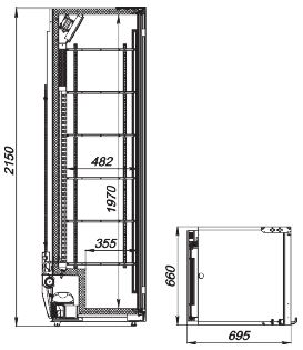 Шкаф холодильный АРКТО Flex-583-Eco
