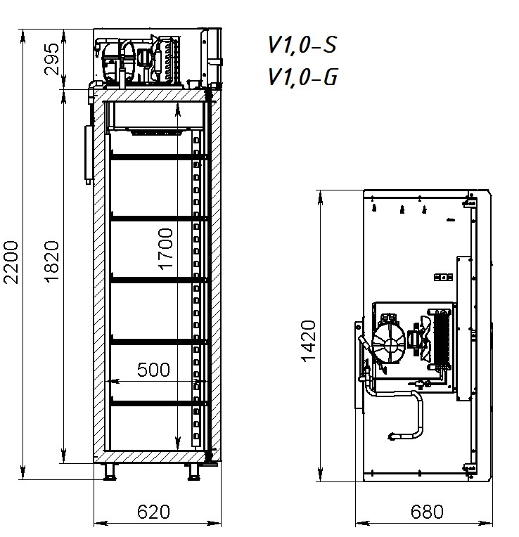 Универсальный шкаф V1,0-S Аркто