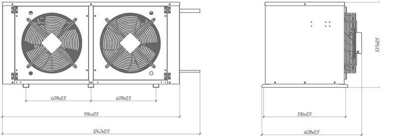 Сплит-система Intercold MCM-471 FT (опция -30° С)