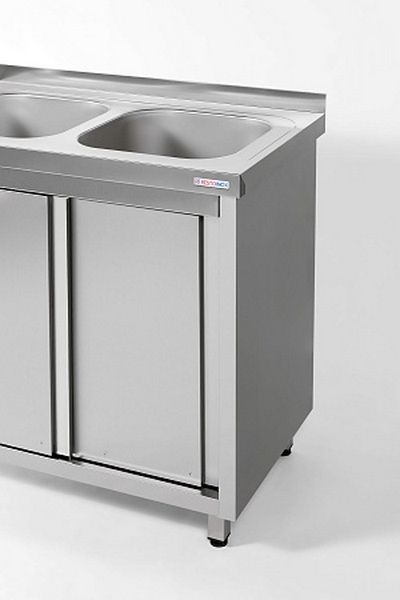 Стол-тумба с ванной моечной RESTOINOX СПЗК2М-12/6-Б