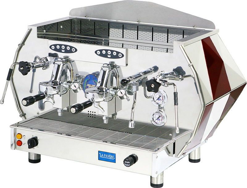 Кофемашина рожковая автоматическая La Pavoni DIA2SV красный