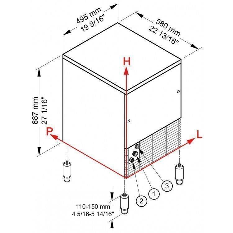 Льдогенератор Brema IMF 35A HC